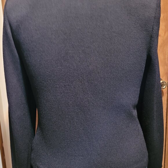 St. John By Marie Gray Collection Black Santana Knit Size 6 Jacket - Picture 3 of 8